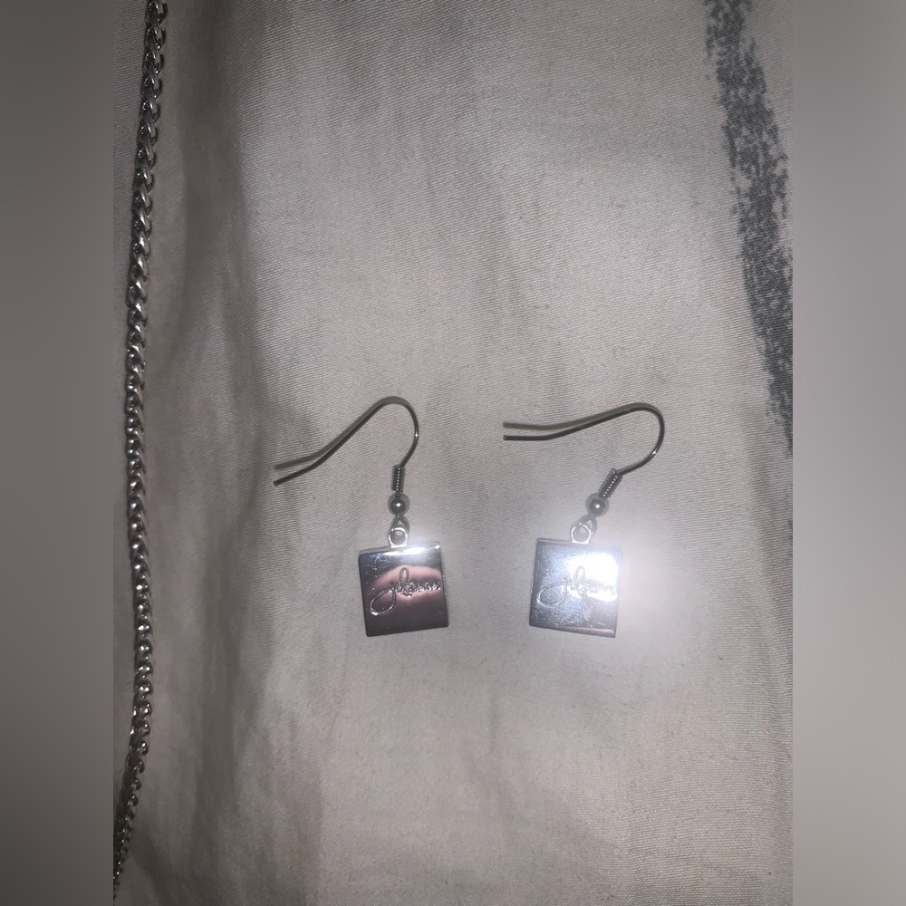Jilzara jewelry necklace and matching earrings. Handmade with real clay! - Picture 10 of 13